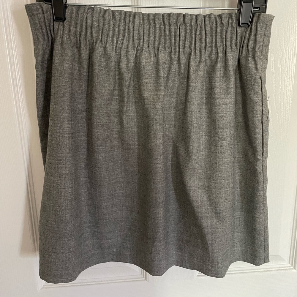 J. Crew Factory- Gray Skirt- Wool Blend